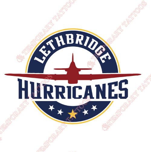Lethbridge Hurricanes Customize Temporary Tattoos Stickers NO.7517